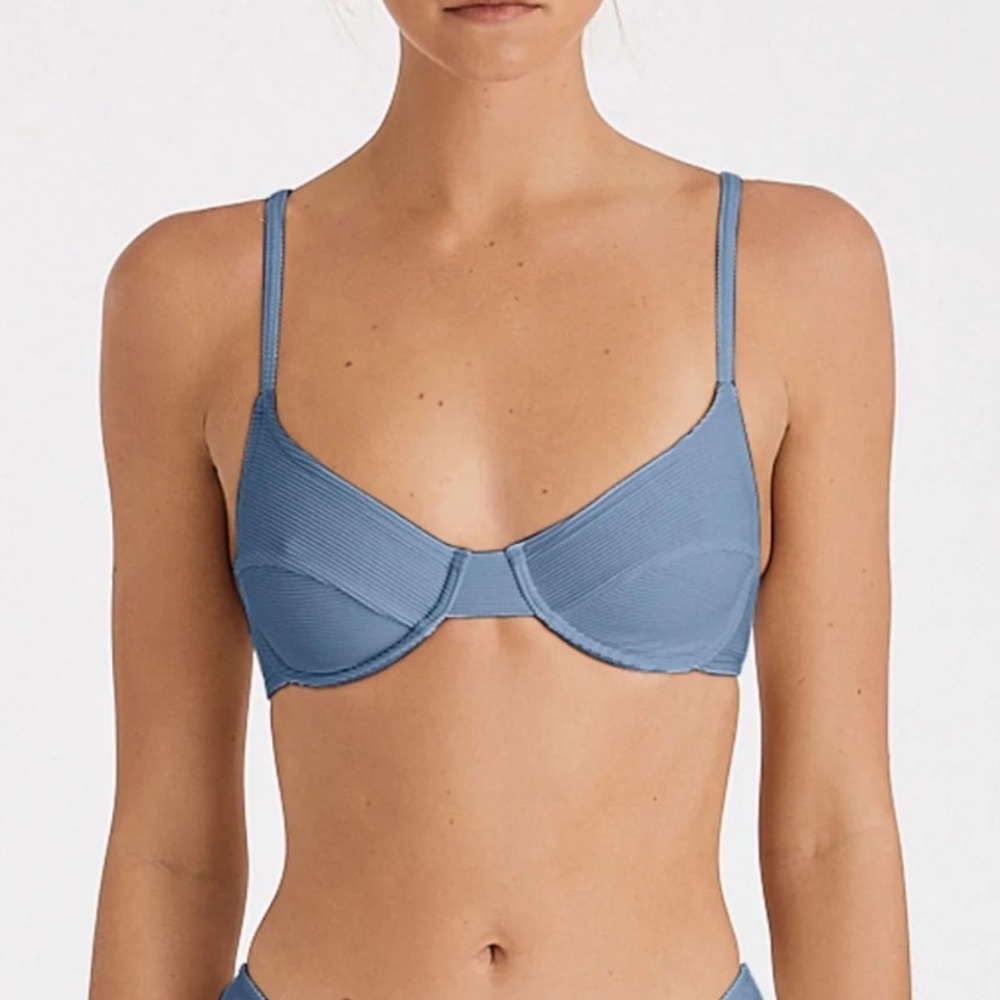 Zulu & Zephyr Blue High Waisted Bikini
